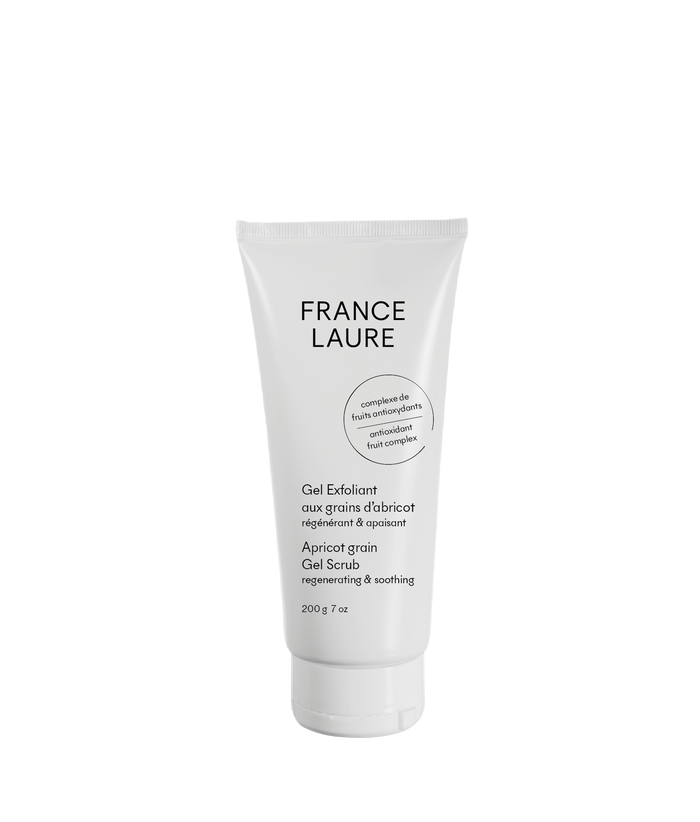France Laure Apricot Grain Gel Scrub with antioxidant fruit complex, regenerating & soothing for all skin types