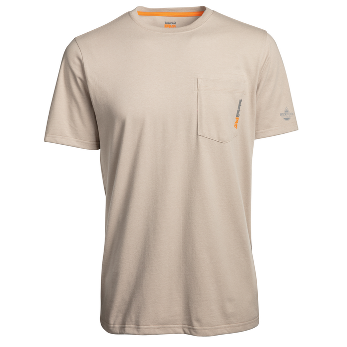 BASE PLATE BLENDED SHORT SLEEVE T-SHIRT - 278-Sandstone | Timberland PRO TB0A1HNS