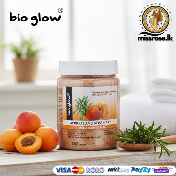 Bio Glow Apricot & Rosemary Face & Body Scrub