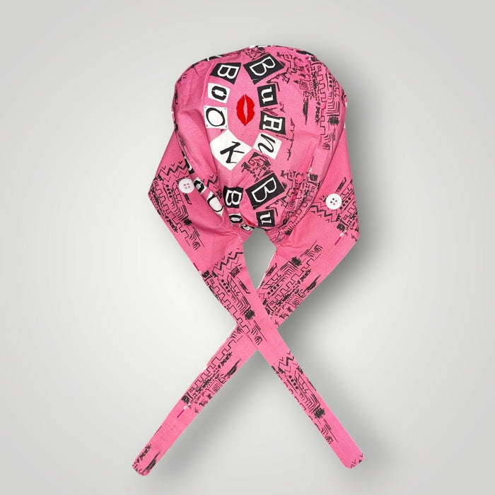 Burn Book Pretty in Pink Scrub Cap - Nursecaresuites - Online Healthcare BoutiqueScrub Capburn book scrub capcute scrub capsgirly scrub cap