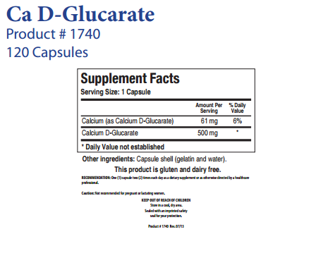 Ca D-Glucarate by Biotics Research