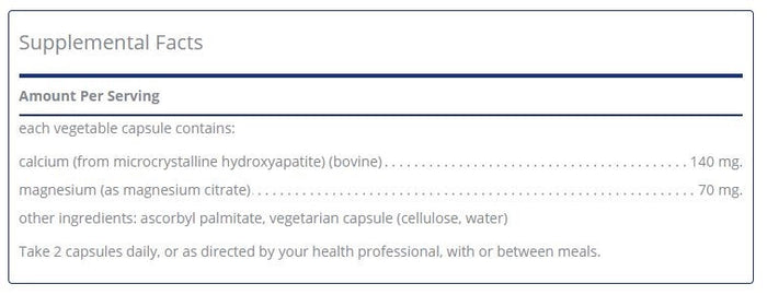 Calcium (MCHA) with Magnesium by Pure Encapsulations