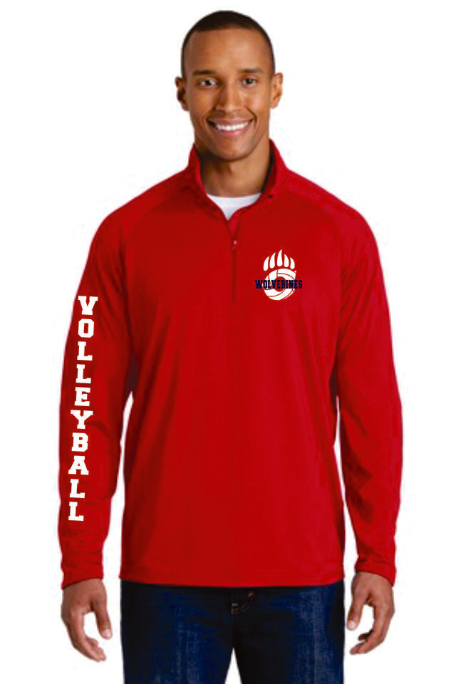Chap Volleyball Sport Wick 1/2 Zip Pullover