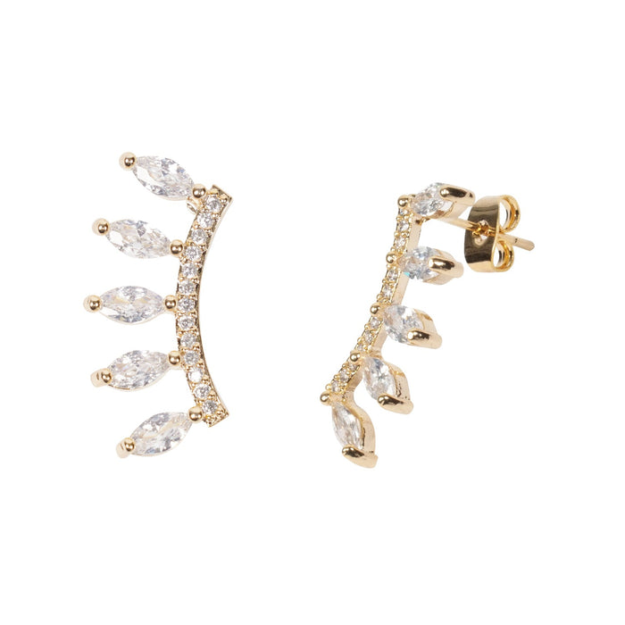 Diamond Look Cubic Zirconia Earring - ikatehouse