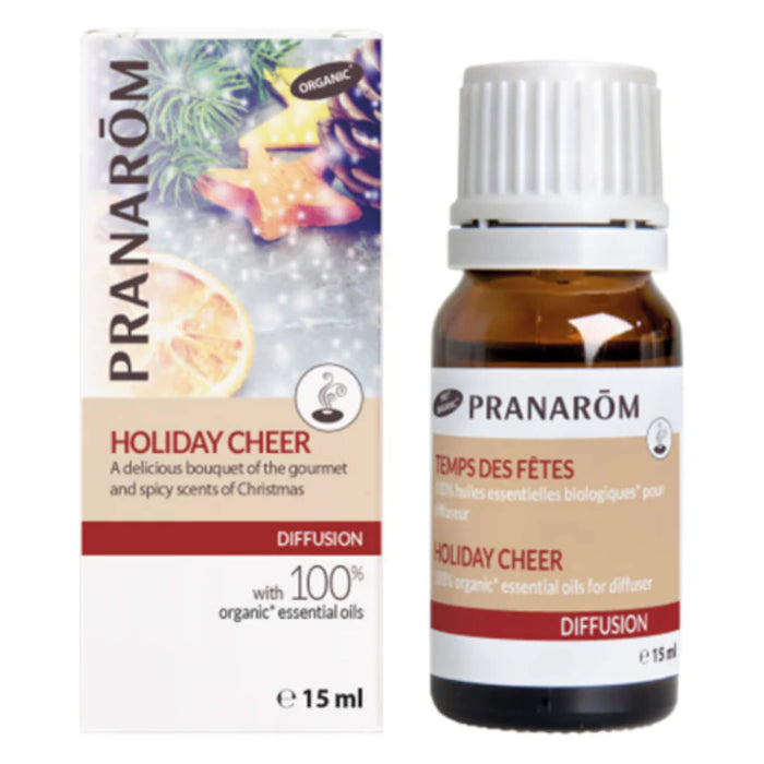 Bottle of Pranarom Diffusion Blend - Holiday Cheer 15mL