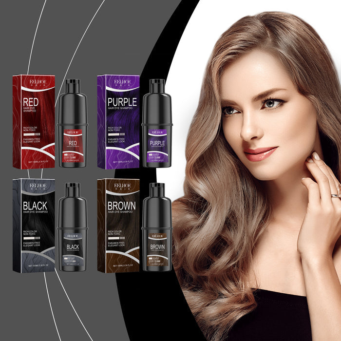 EELHOE Hair Dye Shampoo Herbal Plant Nourishing – Long-Lasting Color & Silky Soft Hair EELHOE COSMETICS