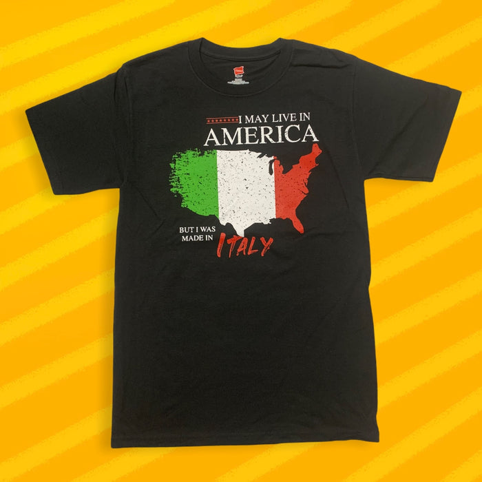 For MAN, I May live in America but I was made in Italy