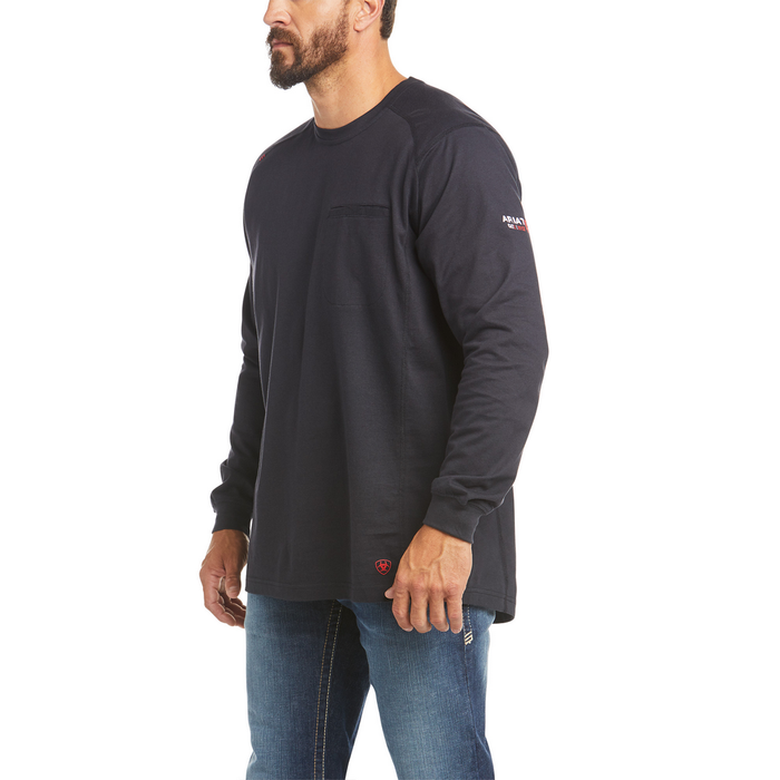 FR AIR RIG LIFE GRAPHIC LONG-SLEEVE T-SHIRT - 001-Black | Ariat 10035509