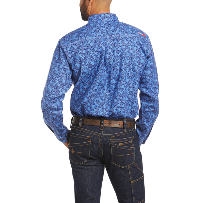 FR EASTWOOD DURASTRETCH WORK SHIRT - 400-Blue | Ariat 10035367