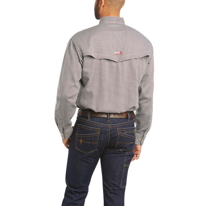 FR VENTED BUTTON UP WORK SHIRT - 400-Blue | Ariat 10035431