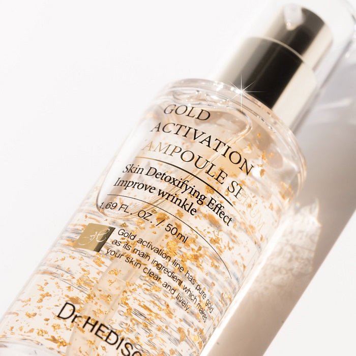 GOLD ACTIVATION AMPOULE SERUM - Ser De Fata Cu Particule De Aur 24K - skinseen.ro