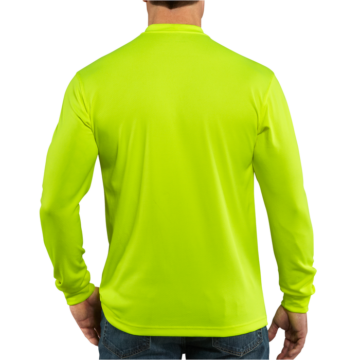 HI-VIS COLOR ENHANCED LONG SLEEVE TEE - 323-Brite Lime | Carhartt 100494