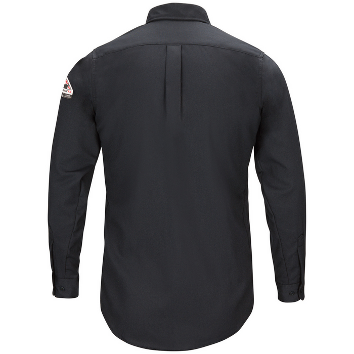 IQ SERIES FR LIGHTWEIGHT COMFORT WOVEN LONG SLEEVE SHIRT - NV-Navy | Bulwark QS50