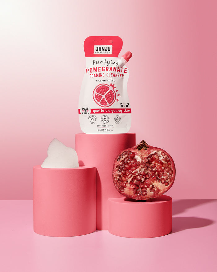 Jiinju Purifying Pomegranate Foaming Cleanser
