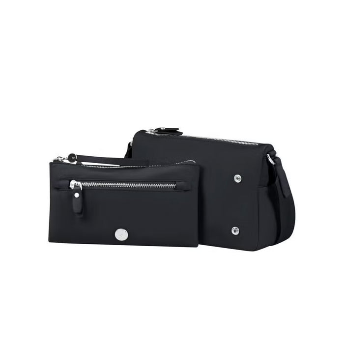 SAMSONITE Karissa Evo Shoulder Bag + Pouch (Black) | Isetan KL Online Store