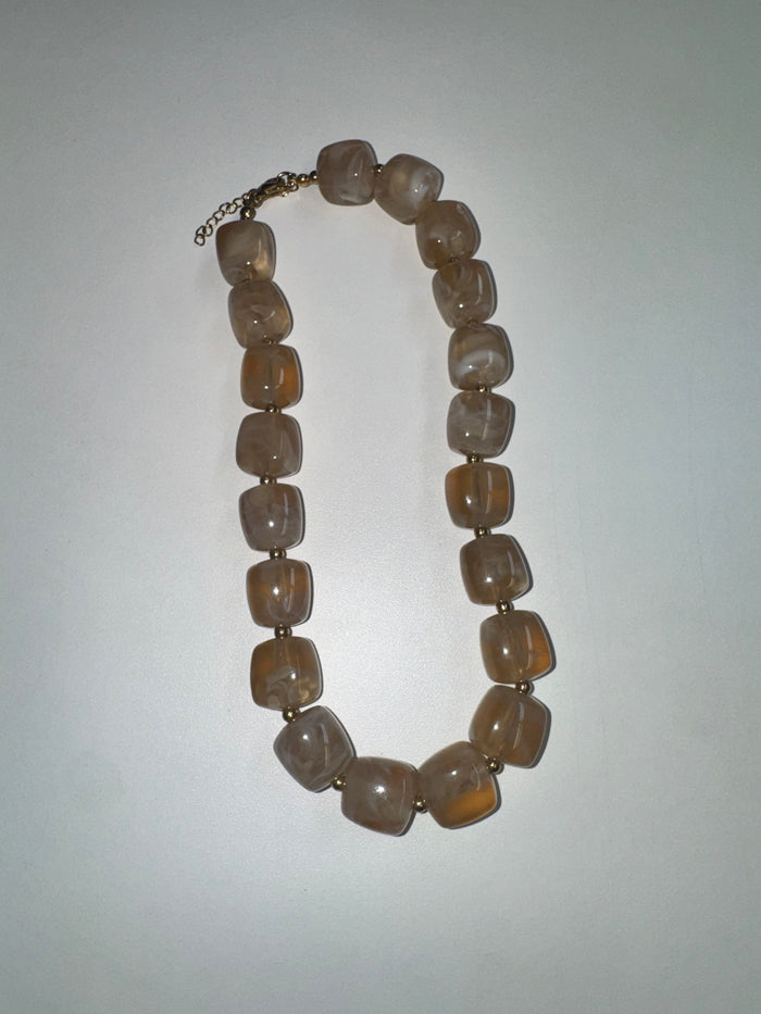 Koda Square Resin Bead Choker