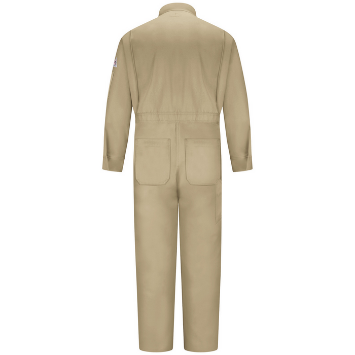 MIDWEIGHT EXCEL DELUXE FR COVERALL - KH-Khaki | Bulwark CED2