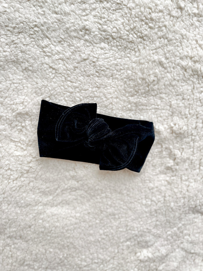 Mini Tieband - Velvet Black