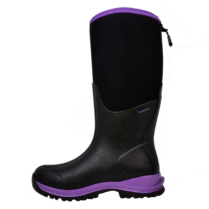 MXT LEGEND ADVENTURE BOOTS - BKPP-Black & Purple | Dryshod LGXWHBKPP