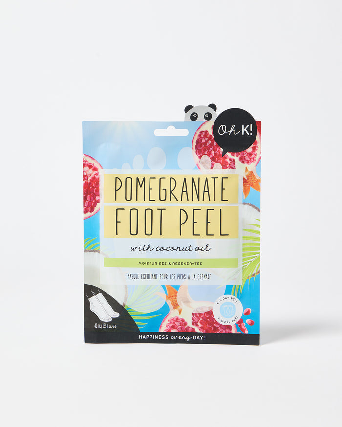 Oh K! Pomegranate & Coconut Oil Peeling Foot Mask