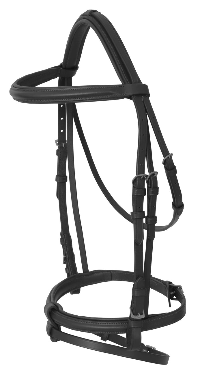 Platinium Padded Raised Hanoverian Bridle