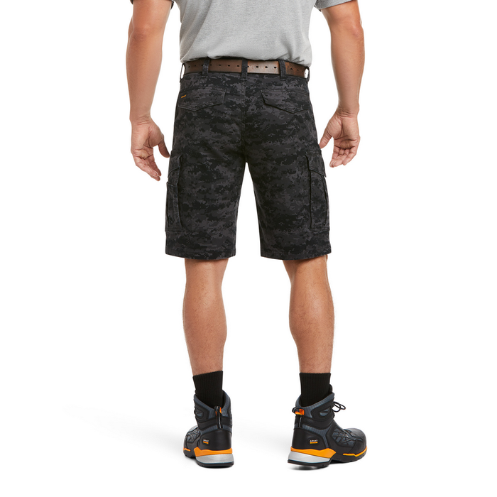 REBAR CARGO SHORTS - 001-Black | Ariat 10034682