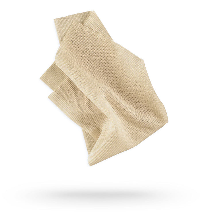 Angled view of Selkirk Sport Tacky Grip Pickleball Towel showcasing waffle weave with white background and soft shadow