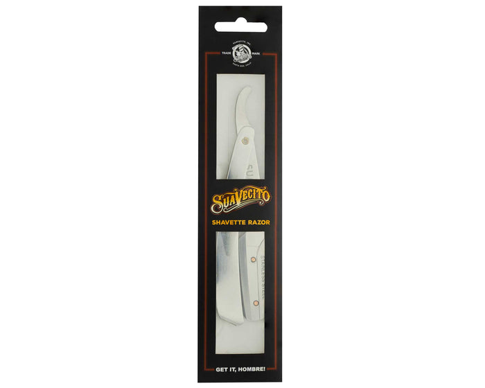 Shavette Straight Razor - Stainless Steel Packaging