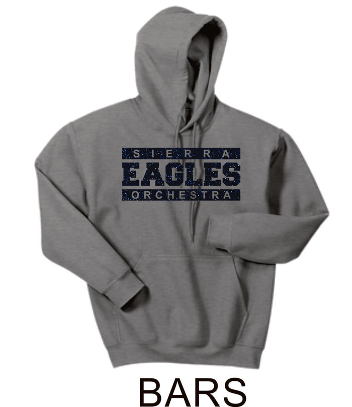 Sierra Music Basic Hooded Sweatshirt- 3 Designs- Matte and Glitter