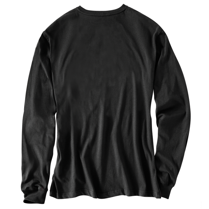 SIGNATURE SLEEVE LOGO LONG SLEEVE T-SHIRT - BLK-Black | Carhartt K231