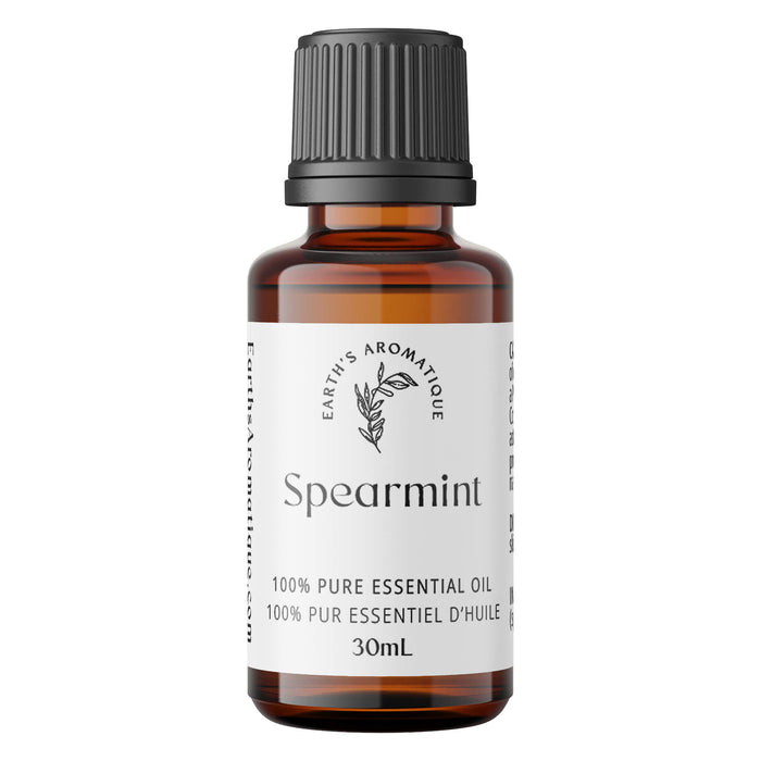Bottle of Earth's Aromatique Spearmint Essential Oil 30 mL