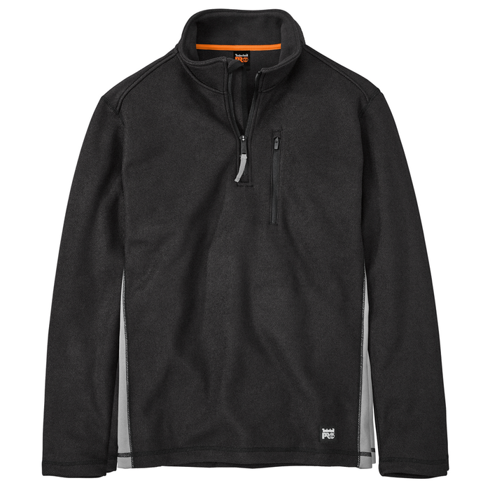 STUDWALL 1/4-ZIP TEXTURED FLEECE - 015-Jet Black | Timberland PRO TB0A1HGK