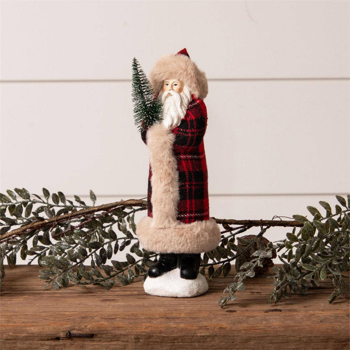 Tartan Plaid Belsnickle Santa, Md