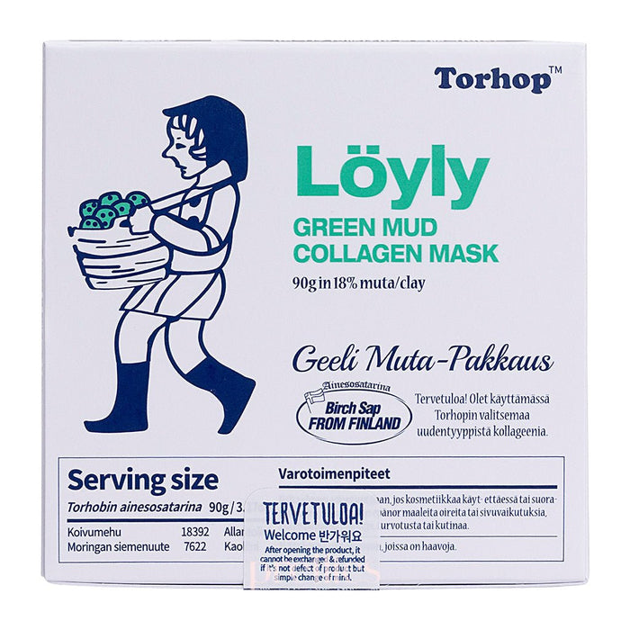 Torhop Loyly Green-mud Collagen Mask 90g