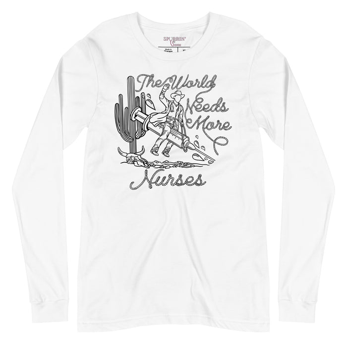 TWNM- Nurses Unisex Long Sleeve Tee Light Colors