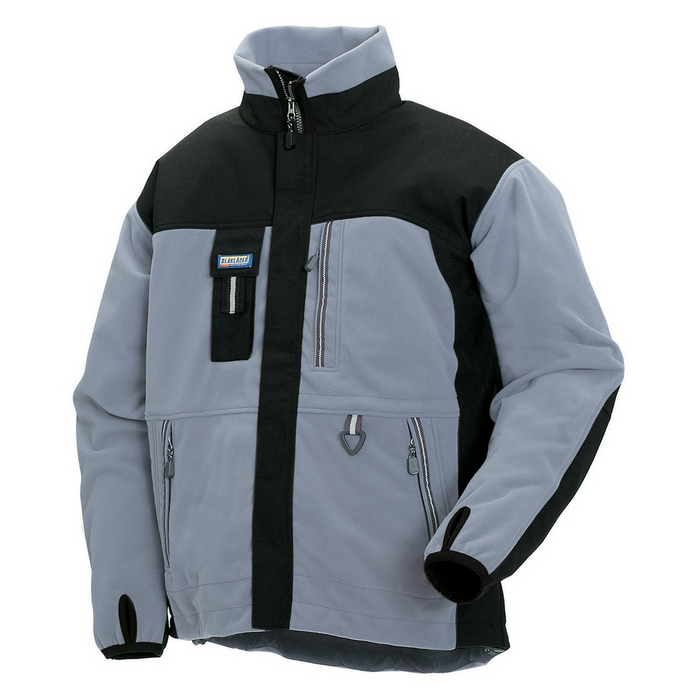 TWO FISTED FLEECE JACKET - 9499-Grey Black | Blaklader 48552520