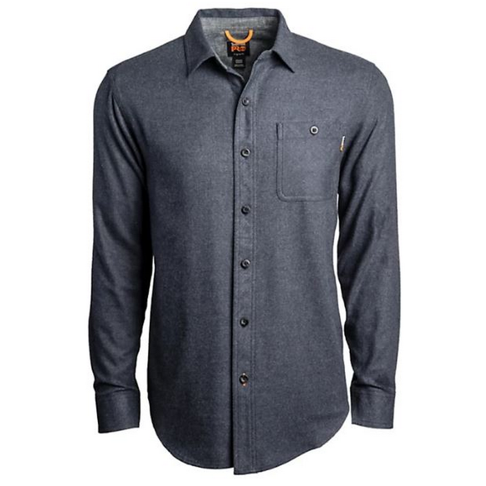 WOODFORT MIDWEIGHT FLANNEL SHIRT - 440-Navy Heather | Timberland PRO TB0A1V49