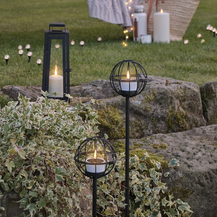 4 Outdoor TruGlow® Votive Candle Solar Stake Lights
