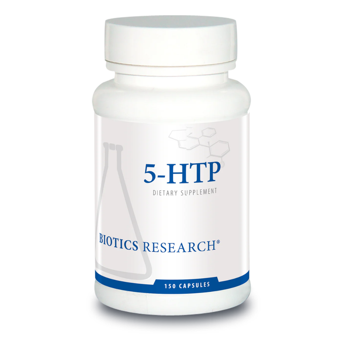 5-HTP by Biotics Research supplies 50 mg L-5-Hydroxy-Tryptophan (5-HTP) per one-capsule serving. Great for brain and mental health.