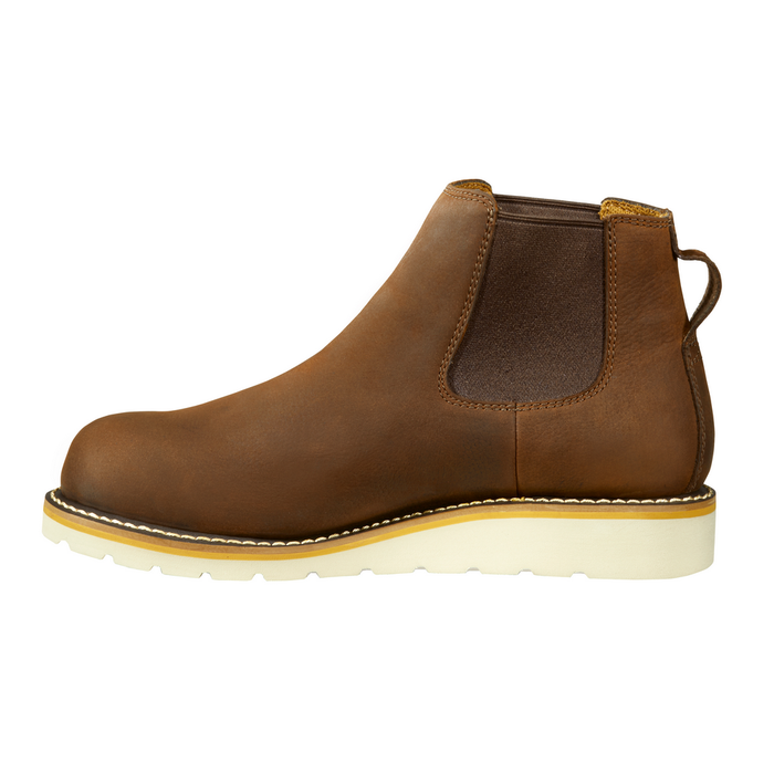 5-INCH CHELSEA PULL-ON NON-SAFETY TOE WEDGE BOOT - DKBRN-Dark Bison Oil Tanned | Carhartt FW5033-M