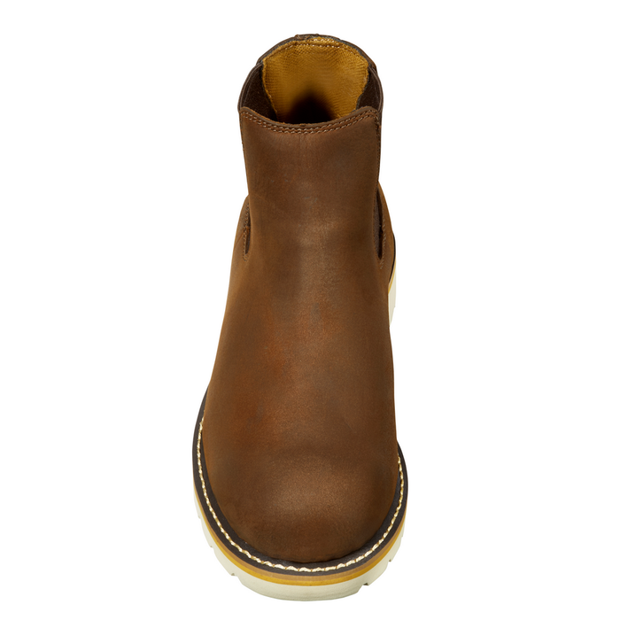5-INCH CHELSEA PULL-ON WEDGE BOOT - DKBRN-Dark Bison Oil Tanned | Carhartt FW5025-W