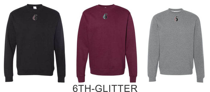 6th Tool Crewneck Sweatshirt- matte and glitter