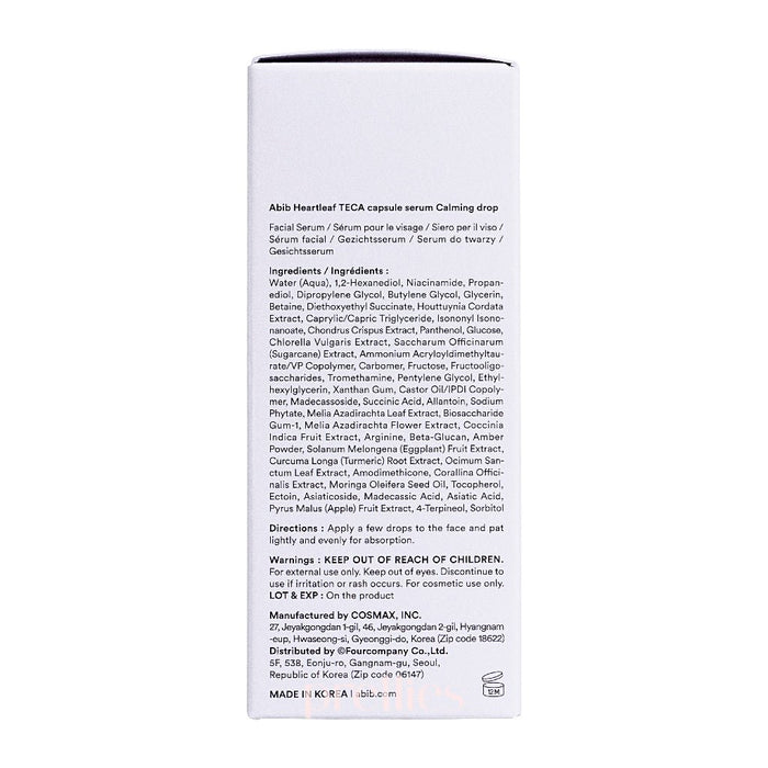 Abib Heartleaf TECA Capsule Serum Calming Drop 50ml