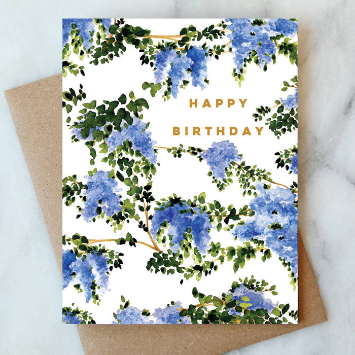 Abigail Jayne Design - Wisteria Birthday Greeting Card