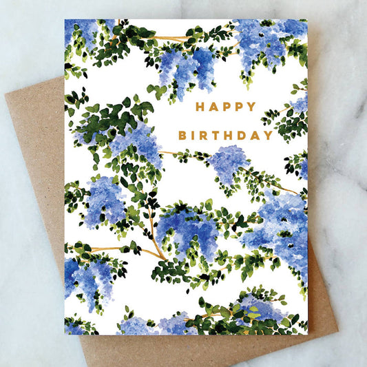 Abigail Jayne Design - Wisteria Birthday Greeting Card