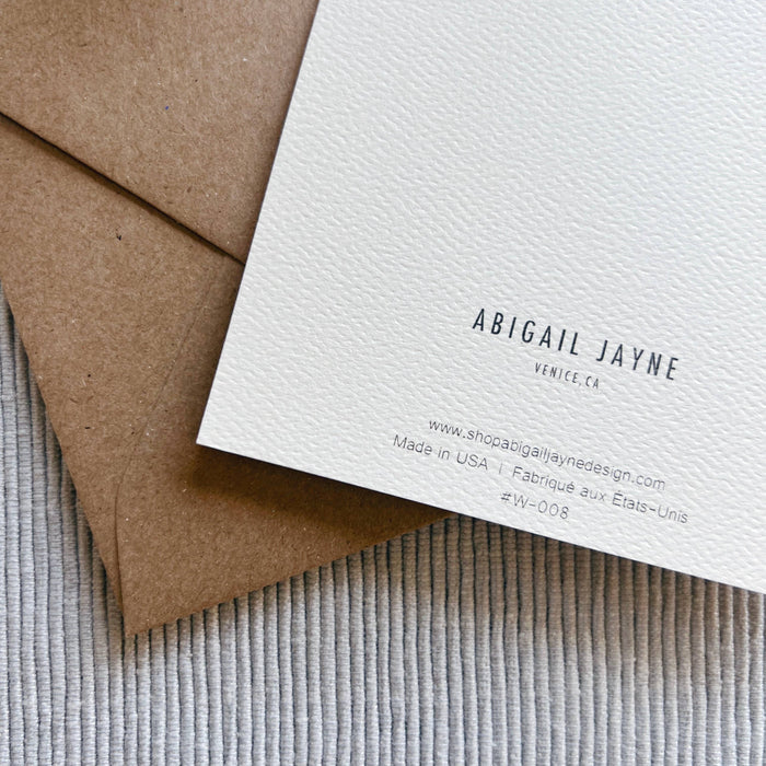 Abigail Jayne Design - Wisteria Birthday Greeting Card
