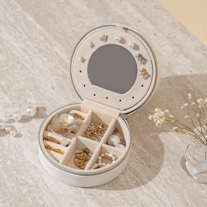 ADEL | Mini Travel Jewelry Case with Mirror
