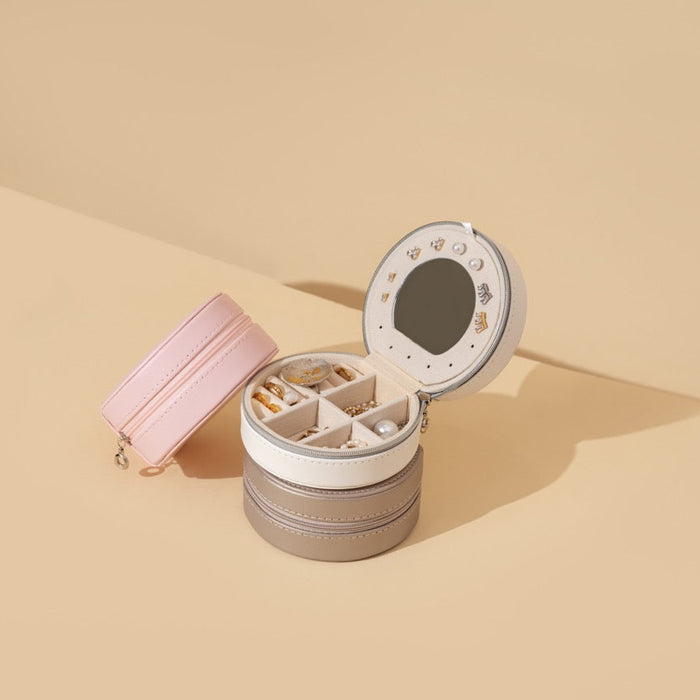 ADEL | Mini Travel Jewelry Case with Mirror