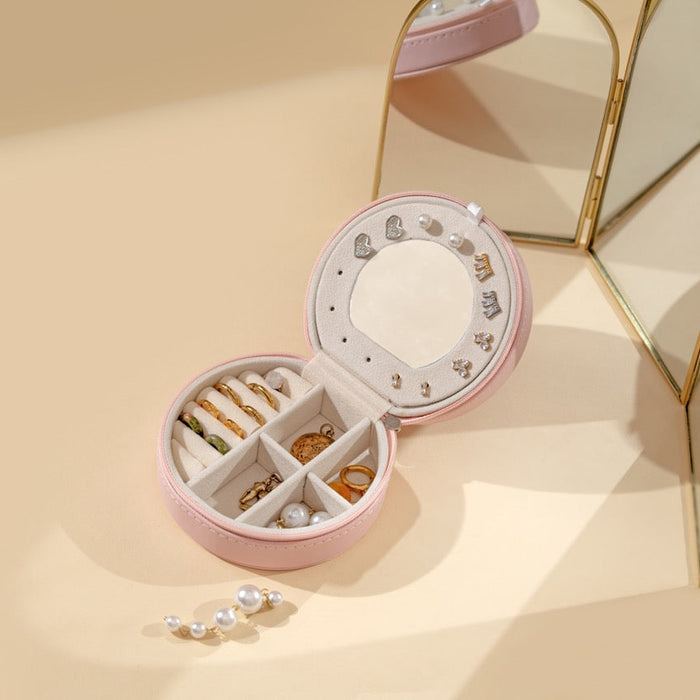 ADEL | Mini Travel Jewelry Case with Mirror