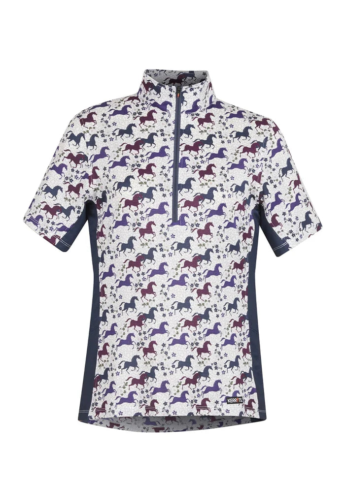 Aire Ice Fil® Oyster Short Sleeve Shirt -  Print